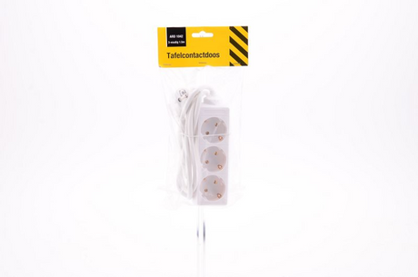 Tafelcontactdoos 3-voud ra 1,5m.
