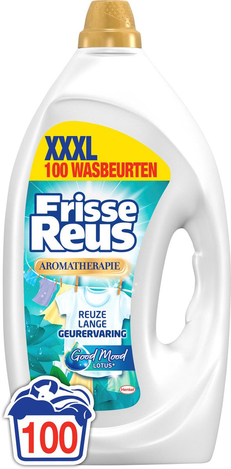 Świeży gigantyczny żel lotos - detergent w płynie - białe pranie - doznanie świeżego zapachu - 100 prań - opakowanie zbiorcze