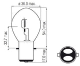 Bosma lampa 12V-35 35W BA20D