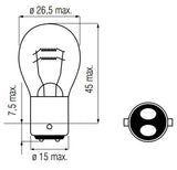 Bosma lampa 6v-21 5W Bay15d