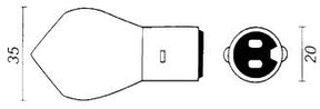 Bosma lampa 6v-25 25W BA20D