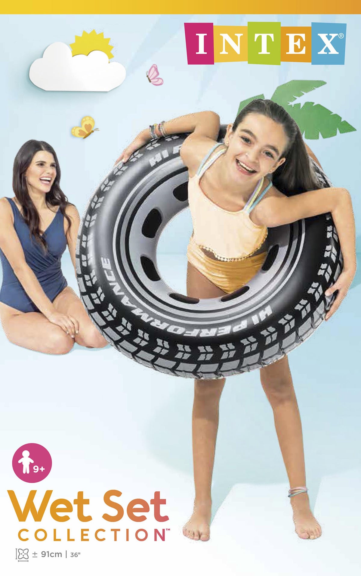 Basen z oponami samochodowymi Intex 91cm