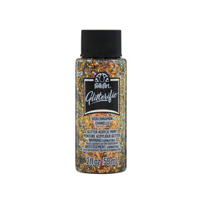 Folkart • brokatowa farba akrylowa cynamon 59ml