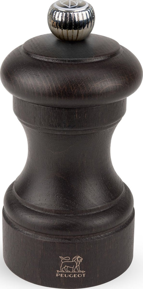 Młynek do soli bistro Peugeot 10 cm - czekolada - drewno bukowe