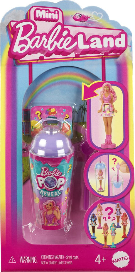 Odkrycie lalki Barbie Mini Land - przedmiot niespodzianka - 3,8 cm - mini lalka