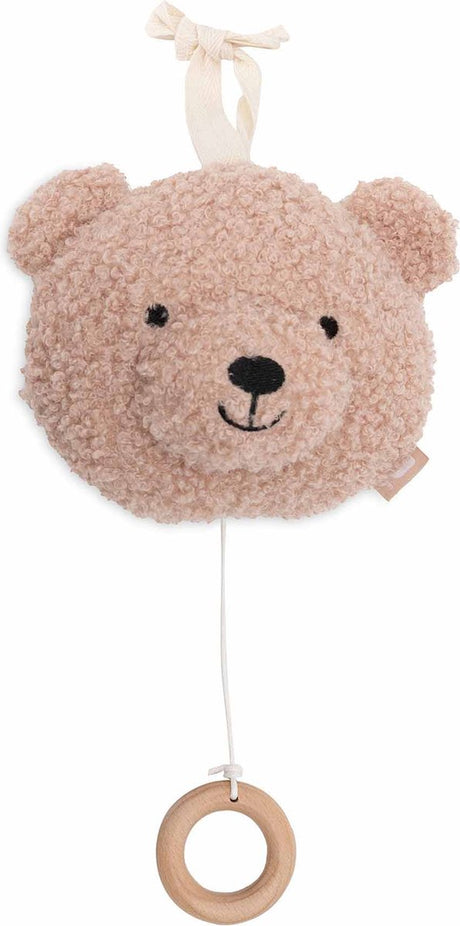 Jollein muziekhanger teddy bear wild rose