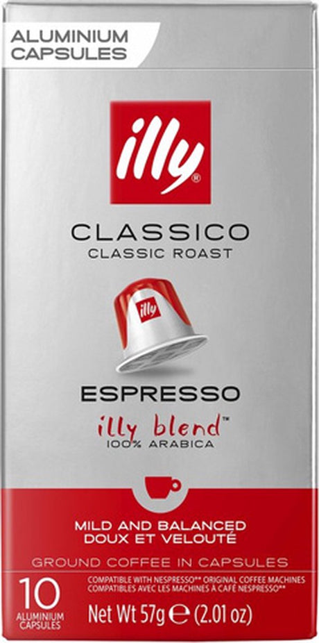 Filiżanki do kawy Illy espresso classico - intensywność 5 9 - 10 x 10 kapsułek