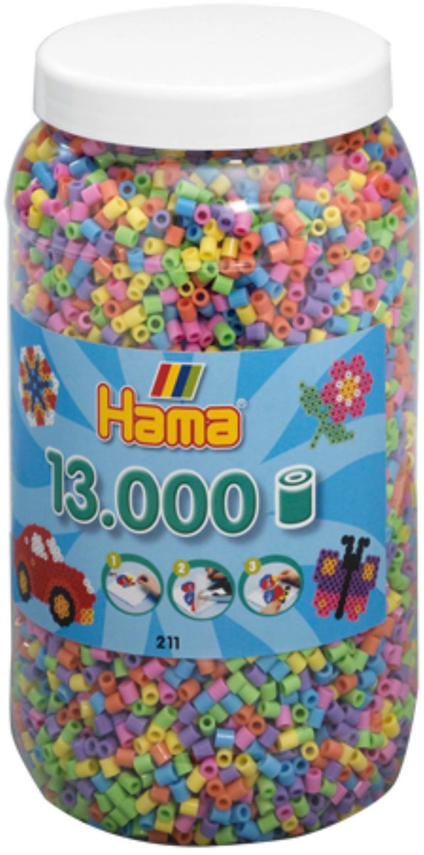 Koraliki do prasowania Hama w beczce