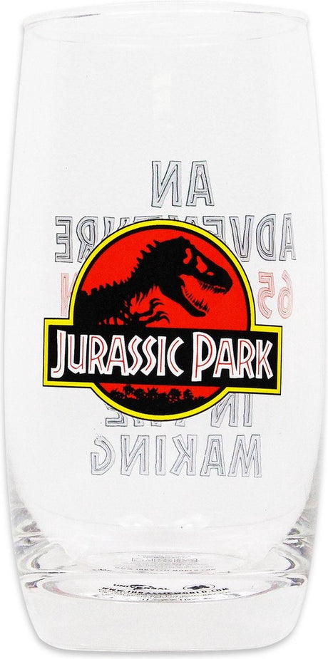 Half Moon Bay Jurassic Park - szklanka - przezroczysta z nadrukiem - 450ml