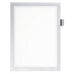 Ramka ekspozycyjna trwała duraframe srebrna a4