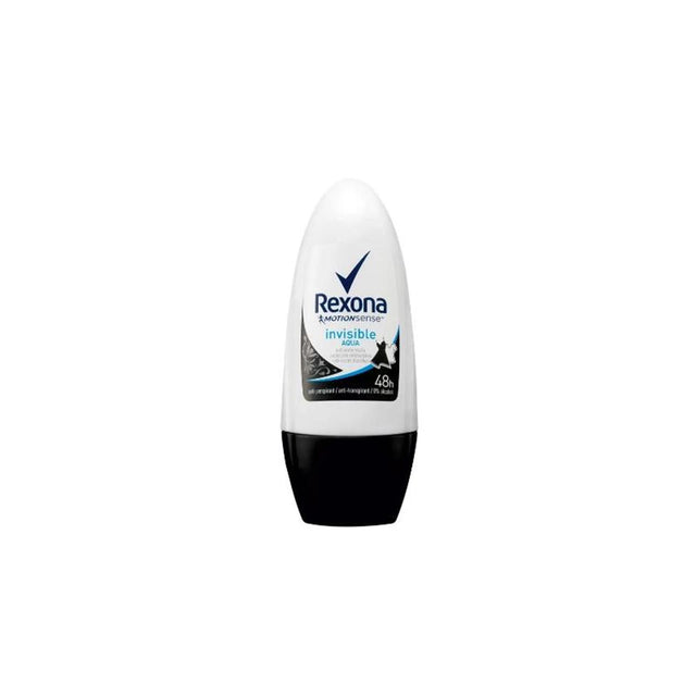 Dezodorant w kulce Rexona 50ml niewidoczny aqua