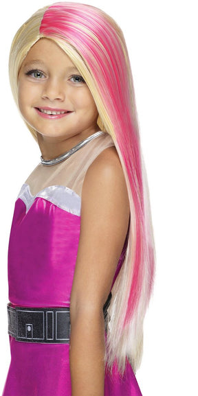 Rubies masquerade barbie glitter pruik voor kinderen
