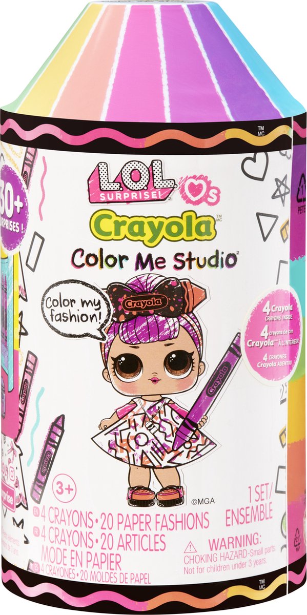 Kupa śmiechu. niespodzianka! uwielbia kredkę Color Me Studio - przedmiot-niespodziankę - minilaleczkę