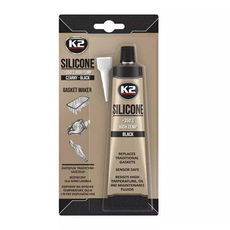 K2 siliconen zwart 85g