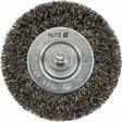 Yato schijfborstel met doorn 75mm inox