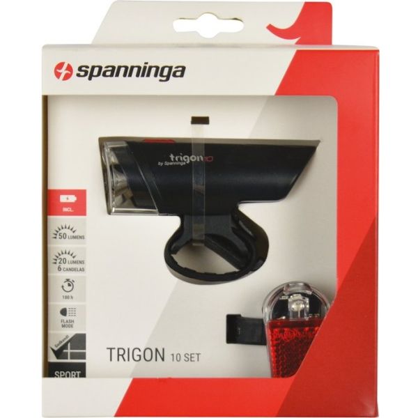 Zestaw oświetlenia Spanninga Trigon 10 XB + Pyro XB