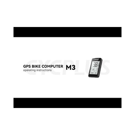 Licznik rowerowy Cyclplus m3 GPS