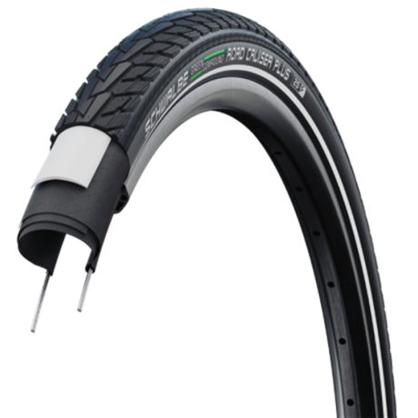 Schwalbe motion road cruiser plus 28x1.40 (37-622) przewodowe active line zielony czarny+reflex