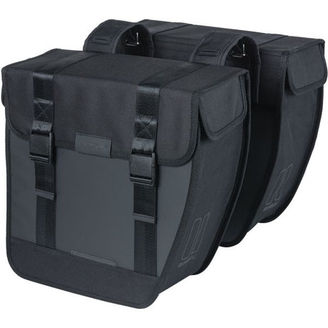 Podwójna torba rowerowa Basil Tour 35L Black