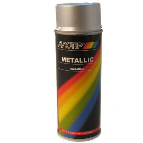 Motip spray w puszce 400ml metaliczny srebrny