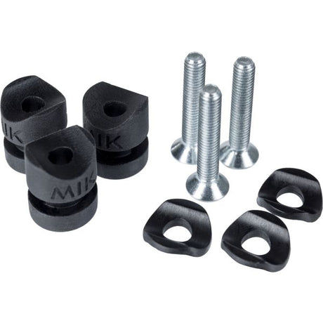 Mik Side - Studs - Zestaw 3 sztuk - Czarny