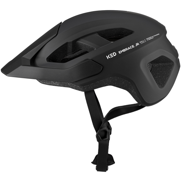 Kask rowerowy Ked obejmują jr s-m (52-58cm) - czarny mat
