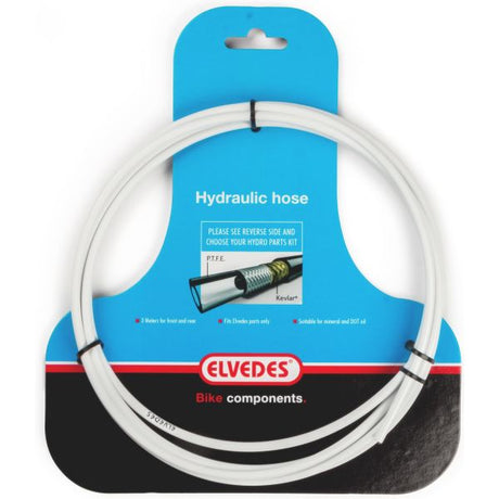 Elvedes rur hydraulicznych z podszewką PTFE i ochroną kevlar - biały (3 metry na mapie)