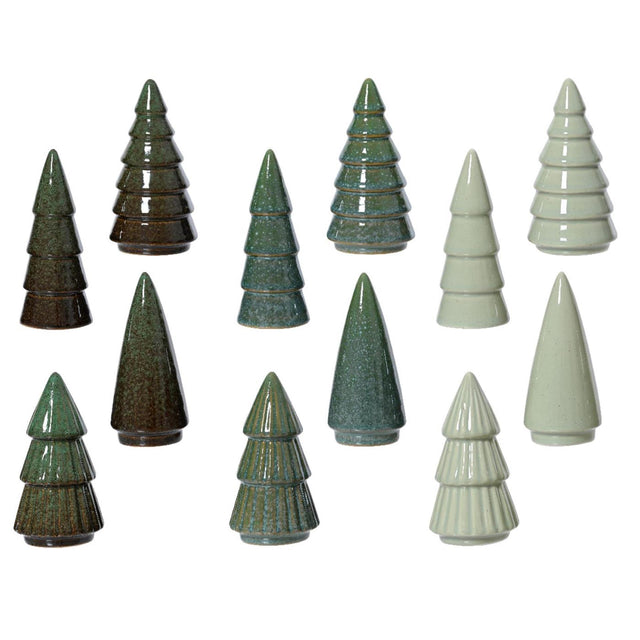 Porcelana choinkowa Decoris 5,2x5,2x10cm