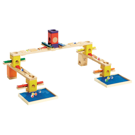 Hape quadrilla drewniany marmurowy tor muzyczny motion, 97 szt.
