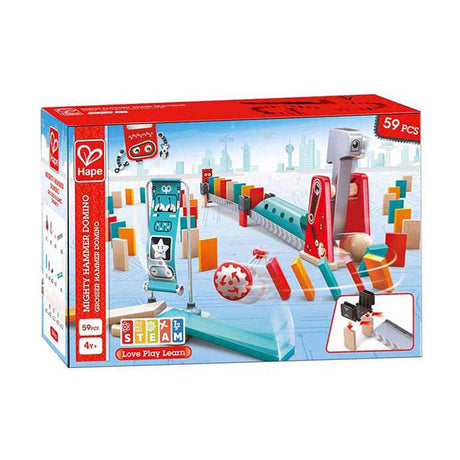 Domino młotkowe Hape - 59szt.