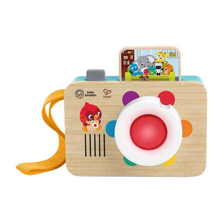 Zabawkowy aparat Hape z obiektywem do nauki