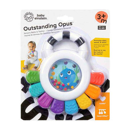 Opus sensoryczna grzechotka i zabawka ząbkująca