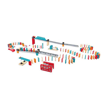 Domino fabryczne robotów Hape - 122szt.