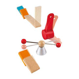 Domino fabryczne robotów Hape - 122szt.