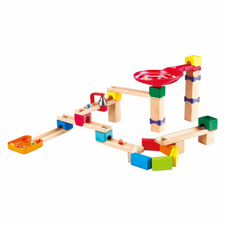 Zestaw domino z drewna marmurowego Edugro hape - 50 sztuk.