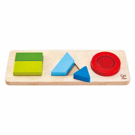 Puzzle w kształcie geometrii Hape - 7 elementów.