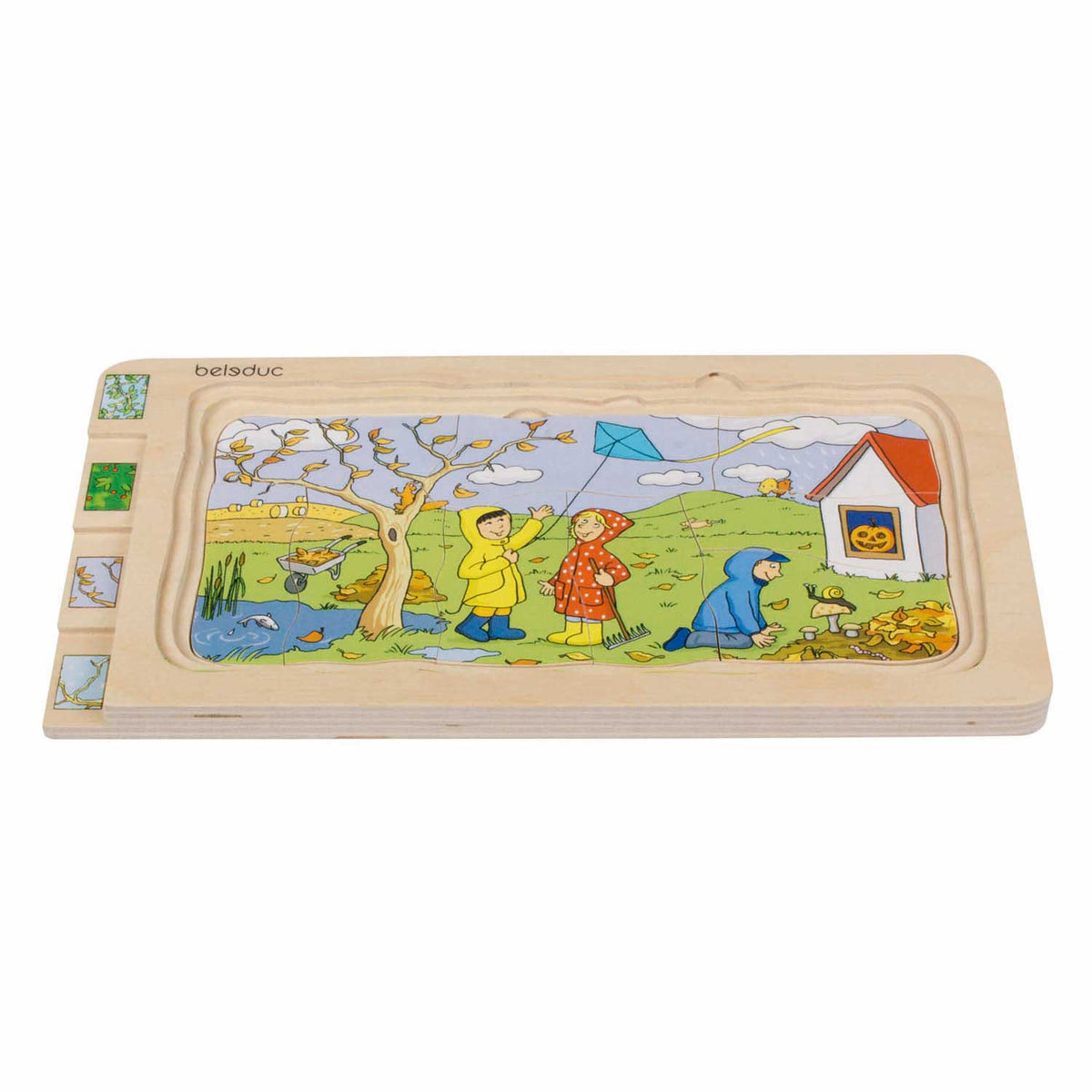 Puzzle warstwowe Beleduc 4 pory roku