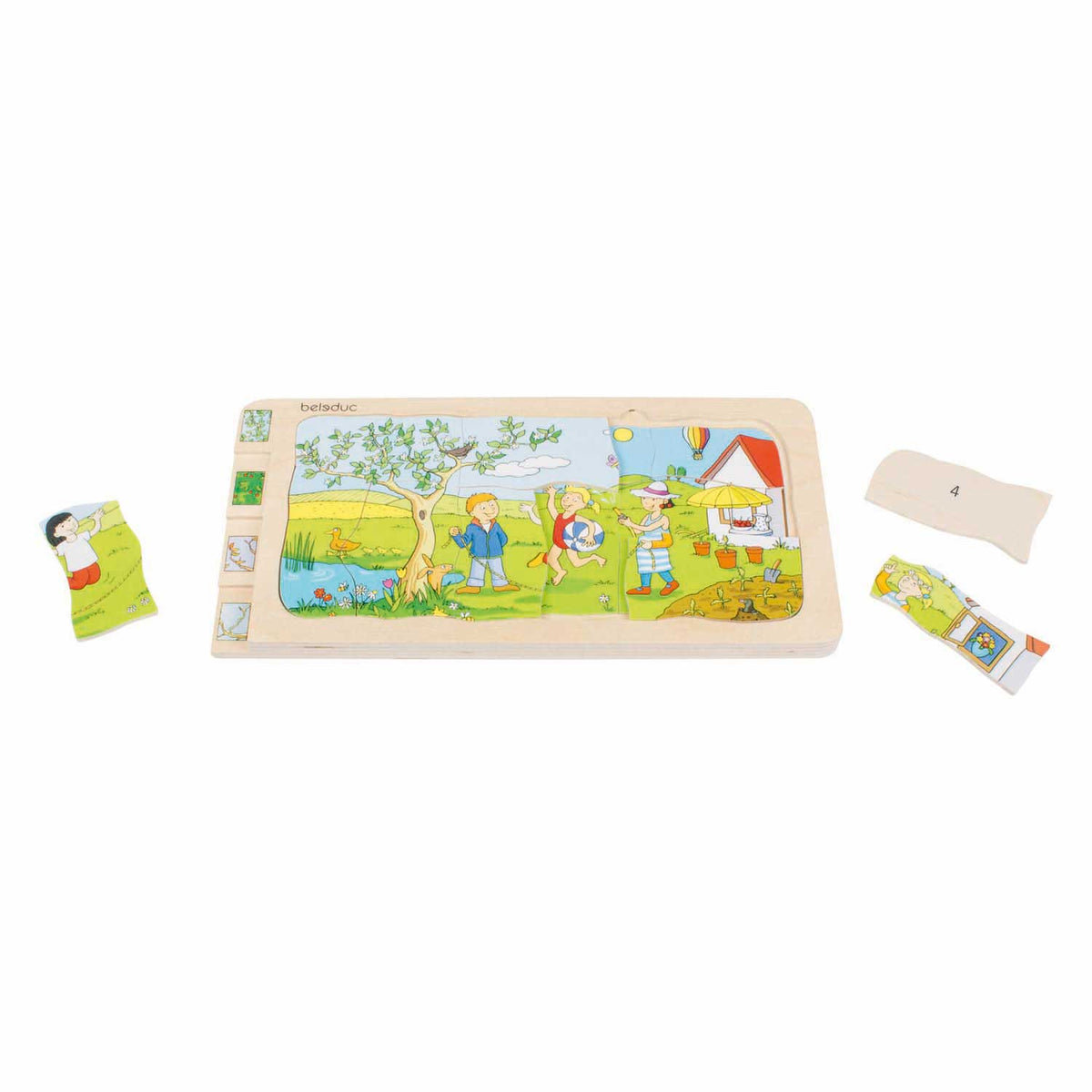 Puzzle warstwowe Beleduc 4 pory roku