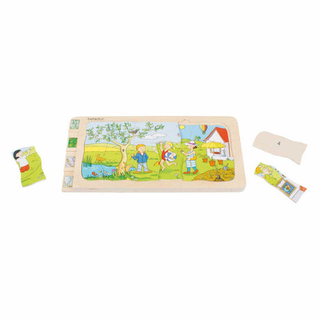 Puzzle warstwowe Beleduc 4 pory roku