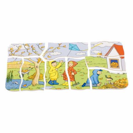 Puzzle warstwowe Beleduc 4 pory roku