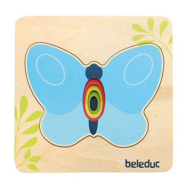 Puzzle motylkowe z drewna Beleduc