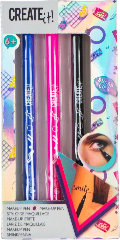 Stwórz to! Poptastic pisaki do makijażu, 3 sztuki