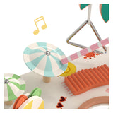 Classic world houten muziek tafel - strand
