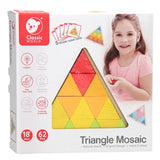 Drewniane puzzle mozaikowe Classic World, 67 elementów.