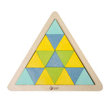 Drewniane puzzle mozaikowe Classic World, 67 elementów.