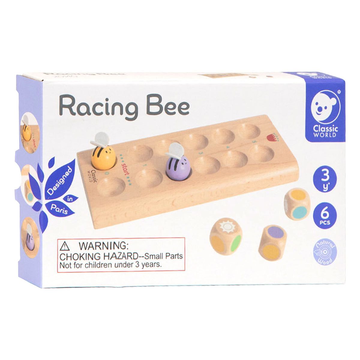 Klasyczny World Wooden Bijen Race