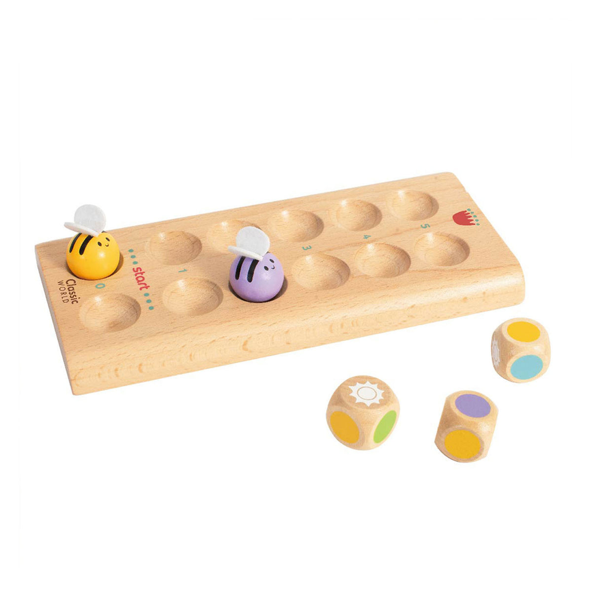 Klasyczny World Wooden Bijen Race