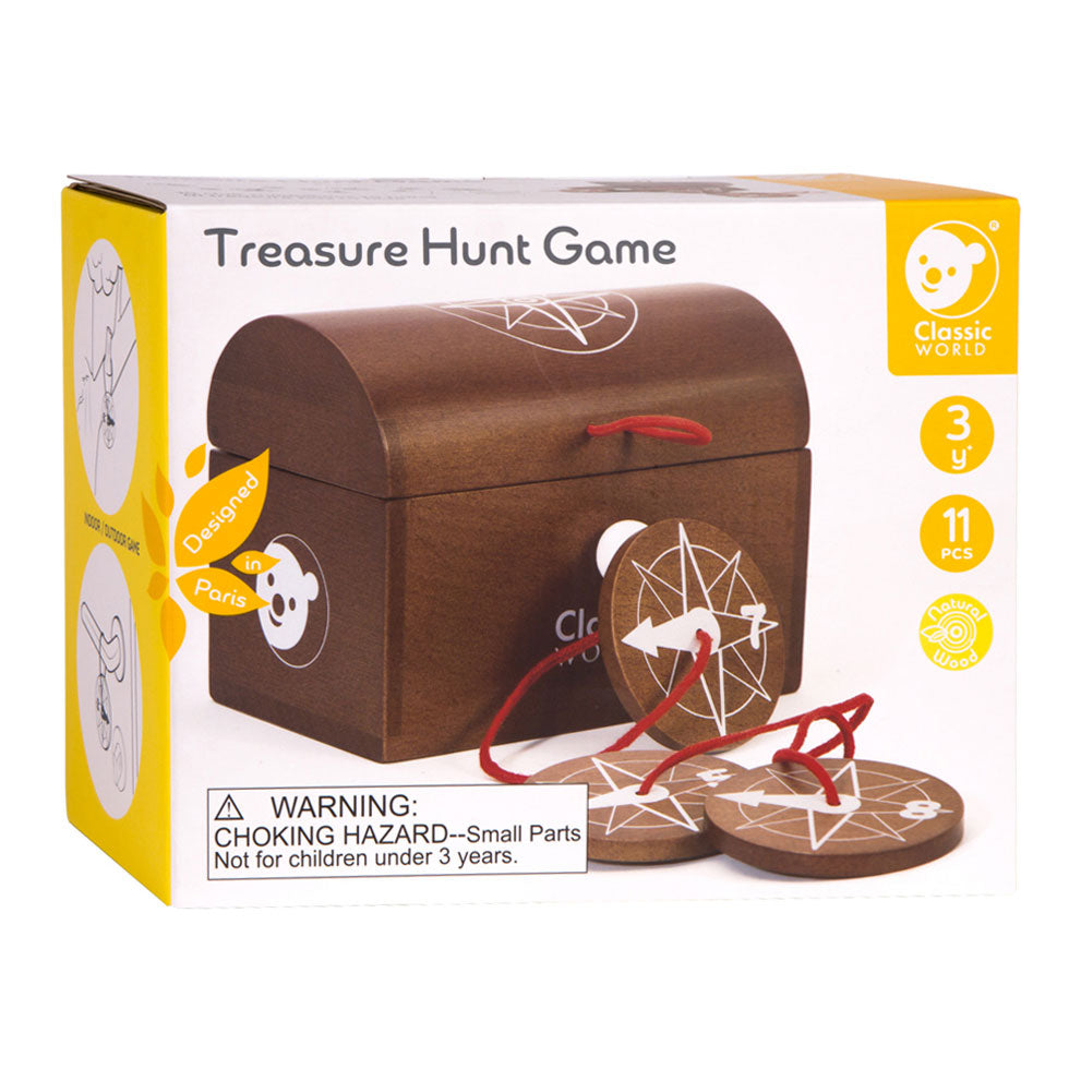 Classic World World Wooden Schatejacht Game