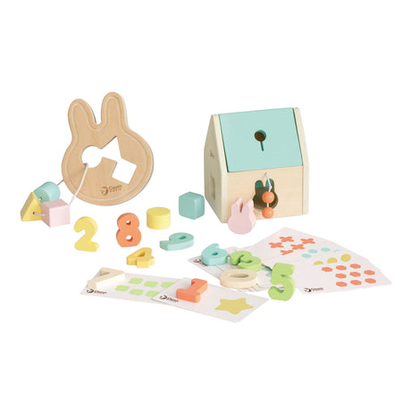Lobbes Toys BV Classic World Pudełko na zabawki dla dziecka Hello w wieku 12-18 miesięcy