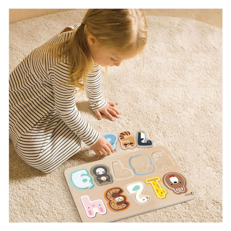 Klasyczny świat drewniane puzzle figurowe zabawki edukacyjne 10 sztuk.